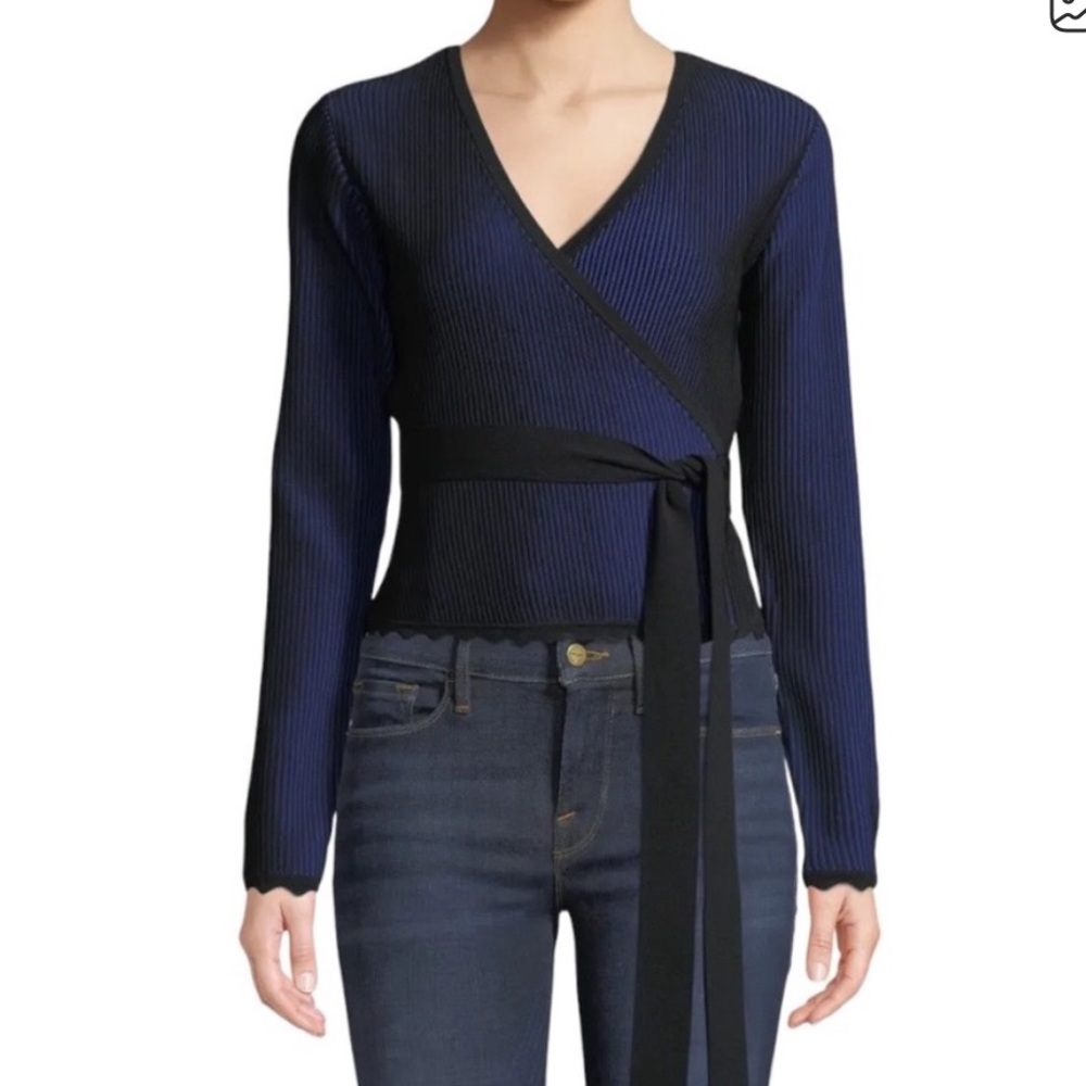 Diane Von Furstenberg wrap sweater